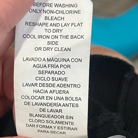 Michael Kors Women Black Short Sleeve sweater top Studded Logo Zs Medium - Picture 7 of 9